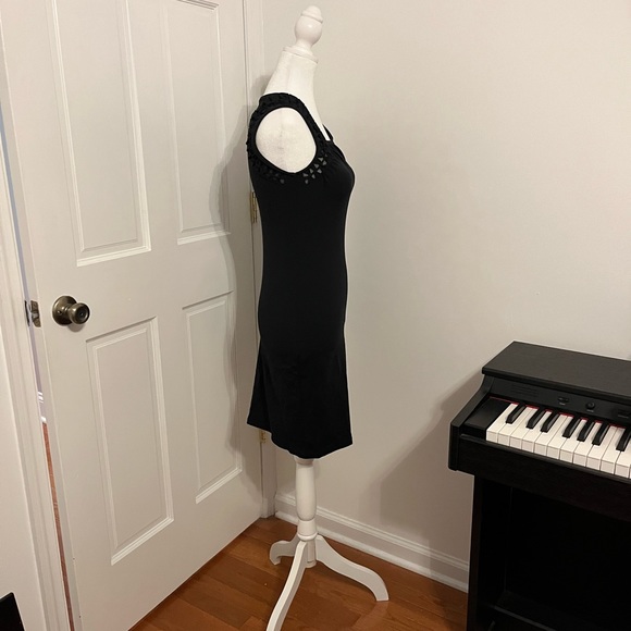 David Lerner One Shoulder Black Dress - Picture 5 of 5